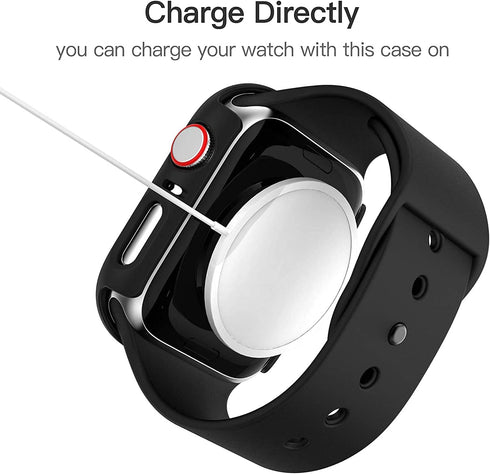 Haojavo 12 Pack Case with Tempered Glass Screen Protector for Apple Watch 40mm SE (2nd Gen) Series 6 5 4