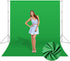 UTEBIT 5x6.5ft Green Screen Backdrop, Photography Backdrop Chroma Key Small Greenscreen Sheet Background