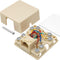 RJ31X Phone Jack Terminal Block with Shorting Bar, Surface Mount 8 Screw Terminals to RJ31X 8P8C Female