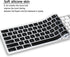 Silicone Keyboard Cover for Apple Magic Keyboard with Numeric Keypad MQ052LL/A (A1843), US Layout, Black