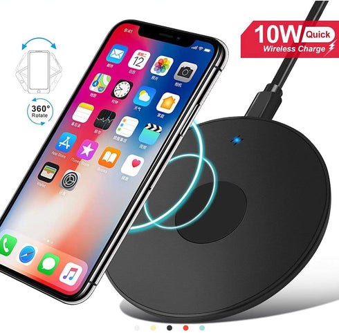 UrbanX OptiPad Fast Wireless Charger Pad for Razer Phone, 2-10W Fast-Charging Soft Touch Top