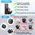 CD Slot Phone Holder for Grip/Socket, Compatible with MagSafe Wallet, Black iPhone Samsung Card Holder