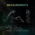 msi MT101G 17-32" 22 lbs, Grommet, MAG - Gas Spring Single Monitor Stand Arm, Supports and VESA Compatible, Adjustable