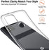 SNOSHO Clear Case for Google Pixel 5, Slim Thin Silicone TPU Protective Cover, Lightweight Anti-Scratch