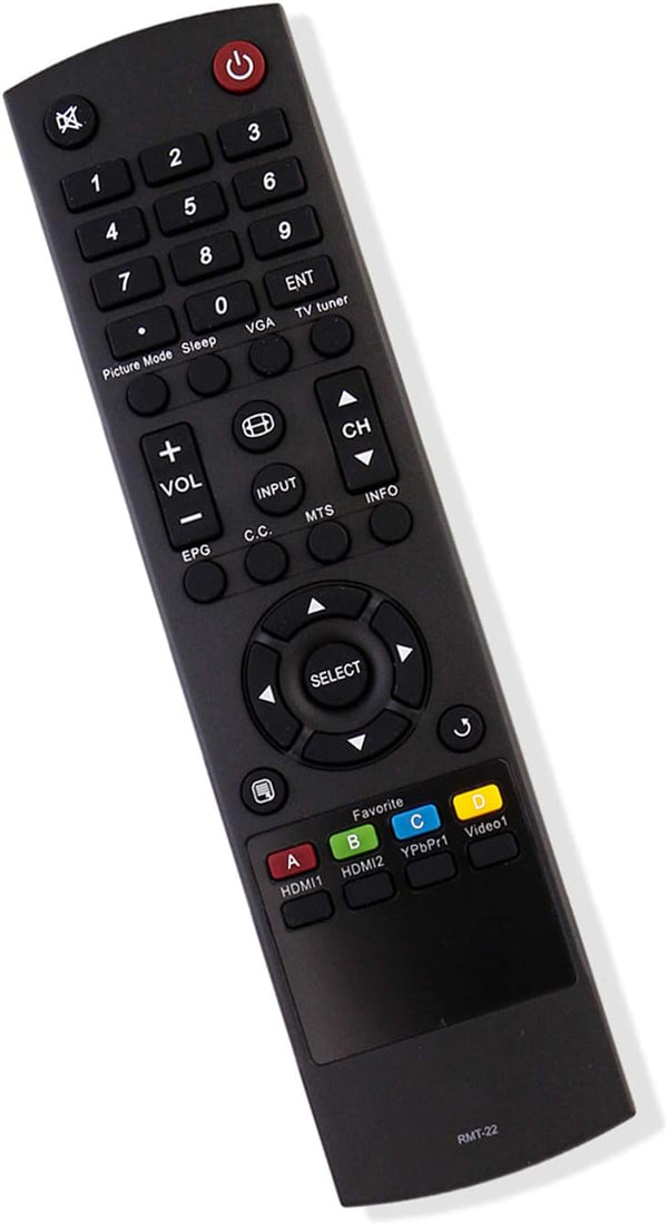 WINFLIKE RMT-22 Remote Compatible with Westinghouse TV Models UW-32SC1W, UW-32S3PW, UW-37SC1W, and more