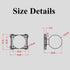 BRCOVAN 1.5'' Ball Mount Base with Aluminum Alloy 4-Hole AMPS Square Plate, Compatible with RAM Mounts