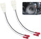 2PCS Car Speaker Adapter Harness for Front+Rear Door Speakers, Premium Connector Compatible with Toyota Subaru