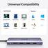 UGREEN Revodok USB C Hub 6 in 1, 4K HDMI, 3 USB 3.0 Ports, SD/TF Card Reader for MacBook Pro, iPhone 16