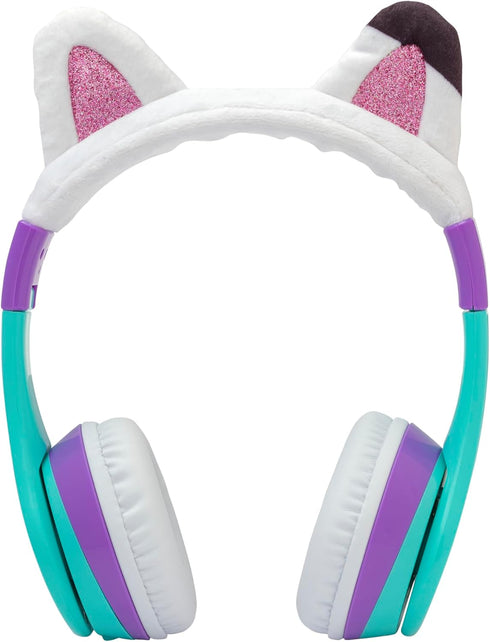 eKids Gabbys Dollhouse Kids Wireless Headphones - Bluetooth Headphones with Microphone for School & Travel