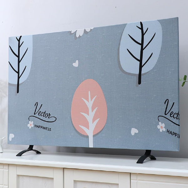 WMLTZFUS TV Dust Cover Desktop TV Screen Protector Indoor Dust-Proof TV Screen Cover