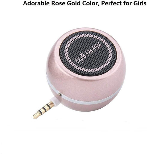 Mini Portable Speaker with 3.5mm Aux Input Jack, 3W Mobile Phone Line-in Speaker for iPhone, iPad, Gifting for