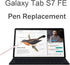 2 Pack Mystic Pink Galaxy Tab S7 FE S Pen Replacement Stylus Pen for Samsung Galaxy Tab S7, Tab S7 FE SM-T730, SM-T733,