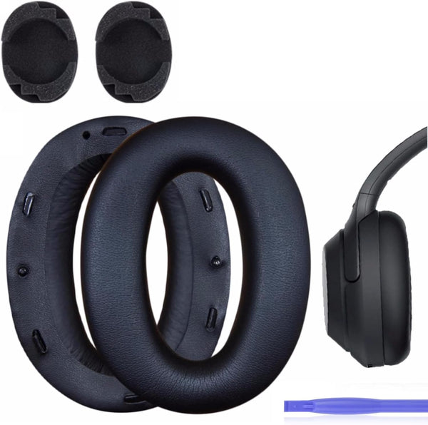WH-1000XM2 Replacement Ear Cushions for Sony WH1000XM2 & MDR-1000X Over-Ear Headphones, Added Thickness