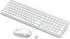 Seenda Rechargeable Wireless Keyboard Mouse Combo, Full Size Cordless Keyboard & Mouse Set, Ultra Thin Quiet, Silver