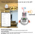 WenzhiIoT 24 MmWave 110/220V Presence Sensor, Smart Motion Sensor WiFi GHz Radar Presence Sensor Movement Body Motion