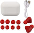 Dpofirs Wireless Earbuds, Heart Shaped Bluetooth Headphones, HiFi Stereo Earphones, Rechargeable Waterproof for Working