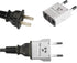 United States to Israel Travel Power Adapter to Connect North American Electrical Plugs to Israeli Outlets for Cell Phones, Tablets, Laptops, eReaders, and More (2-Pack, White)