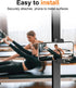 Amxellenware 360Adjustable, 4-7" Gym Magnetic Phone Holder, Portable Magnetic Phone Holder Mount for Gym, Attaches