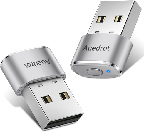 AUEDROT Mouse Jiggler Undetectable Metal USB Mouse Mover with Switch Button, Automatic Mini Mouse Shaker, 2 Jiggle