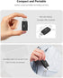 MillSO USB to 3.5mm Audio Jack Adapter, Portable External USB Sound Card for PC, Recording, Streaming, Podcasting -