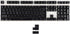 YMDK 104 Key SA Profile ANSI ISO Double Shot Keycaps for Standard MX 104 87 61 Keyboard (Black)