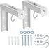 6 inch 1 66 Lb Mount-It! Projector Screen Wall Mount L-Brackets - Wall Hanging Bracket For Home Projector and Movie