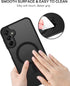 BENTOBEN Galaxy A15 5G Case, Slim Shockproof Translucent Matte Cover, Compatible with MagSafe, Black for Men & Women.