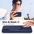 Vanxiliiy 12 12 6.1" Compatible with iPhone Case with Stand, Slim Premium Liquid Silicone Phone Cases for iPhone