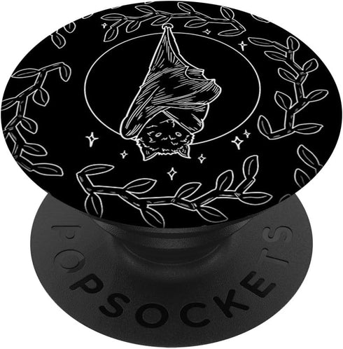 PopSockets Adhesive PopGrip Moon Bat Line Retro Vampiric Dark Dwellers Goth Lover Gift