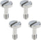 MY MIRONEY 4-Pack 1/4 Inch Camera Quick Release Screw Metal Tripod Adapter for DSLR Camera, Type 1