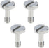 MY MIRONEY 4-Pack 1/4 Inch Camera Quick Release Screw Metal Tripod Adapter for DSLR Camera, Type 1