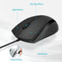 Rapoo Silent Wired Mouse, 1000 DPI Optical Computer Mouse with 5ft Cord, Quiet Button for Laptop, Chromebook, Mac,