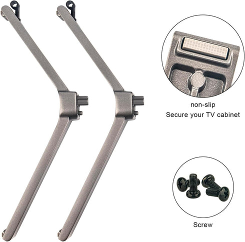 AIDITIYMI HJ4-1 HJ3-1 43C350U 43C350KU 43C350U0002 43 Inch C350 4K 2023 TV Base Stand, TV Stand Legs Replacement
