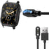 Compatible for HYSTORM G96 Smart Watches Charger, Lamshaw 2 Pin Magnetic USB Replacement Charging Cable (Black)