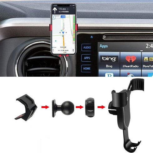 ITrims Car Phone Holder for Toyota Tacoma 2016-2022, Adjustable Dashboard Mount for Most Smartphones