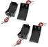 4pcs 9V Battery Holder Box with 2X Lead Wire Spring Clip, DIY Plastic Cell Batteries Container