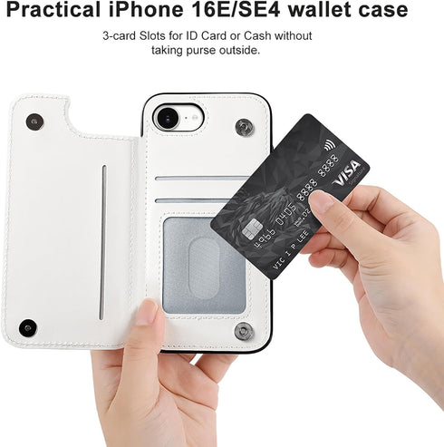 Generic 16 Nesting Doll Russian Phone Wallet Compatible with iPhone E Flip Cover with Card Holder