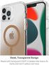 Gear4 ZAGG Milan Snap Case for Apple iPhone 13 Pro Max, MagSafe Compatible Clear Case with Detailing