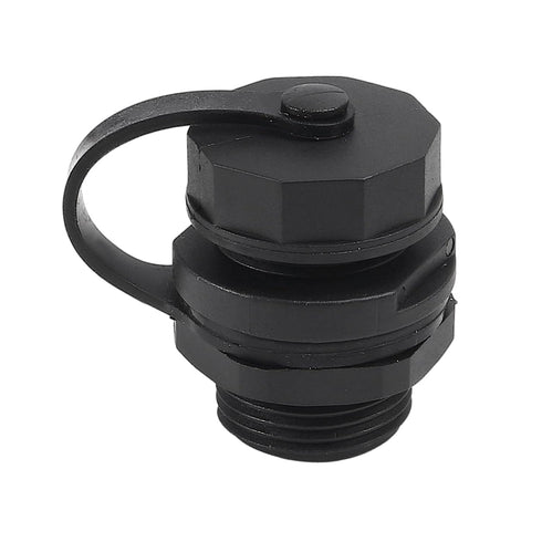 5pcs RJ45 Ethernet LAN Cable Connector, CAT6 Shielded Industrial Panel Mount Coupler with Waterproof Cap