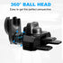CD Slot Phone Holder for Grip/Socket, Compatible with MagSafe Wallet, Black iPhone Samsung Card Holder