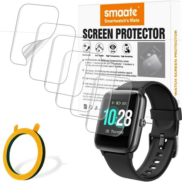 Soft Screen Protector for ID205L ID205S ID205U Smartwatch, Compatible with 1.3” Fitpolo HAFURY (6 pieces)