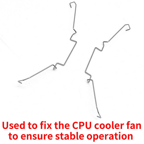 Surf turtle 4 12CM CPU Heatsink Fan Buckles pcs Wire Buckle Lower Hook Type Fixing Clip for Computer Cooling