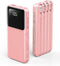RONEGN Portable Charger with Built in Cable - Power Bank Fast Charging USB