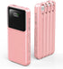 RONEGN Portable Charger with Built in Cable - Power Bank Fast Charging USB