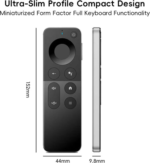 iPazzPort 2.4G Bluetooth Air Mouse Remote Keyboard, Wireless Keyboard Combo Plug & Play Handheld Remote Control