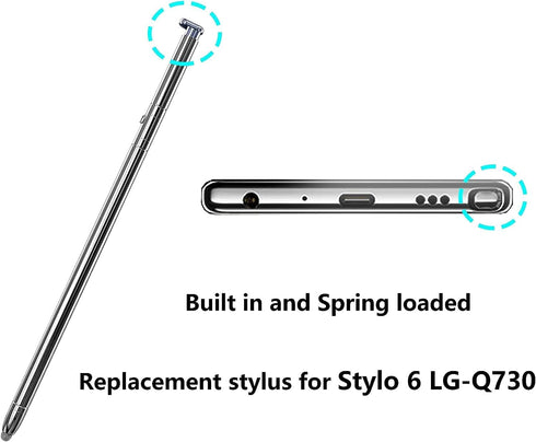 Touch Stylus Pen for LG Stylo 6, LCD Touch Pen Replacement for Q730 Series (Dark Blue)