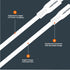 Ventev ChargeSync Flat USB C to Apple Lightning Cable 6ft, Fast Charging, Compatible with iPhone 14/13/12/11