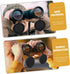 Objective Lens Caps 1 Set Eyepiece Cover Protection for Binocular Lens Caps, Protective for Binoculars Black Rubber