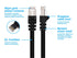 Monoprice Cat6A Ethernet Patch Cable, 0.5ft, RJ45, 550Mhz, STP, Pure Bare Copper Wire