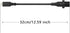 CERRXIAN 30cm USB Type C 2.0 Waterproof Extension Cable for Car, Boat, Motorcycle, Truck Dash (USB-C)